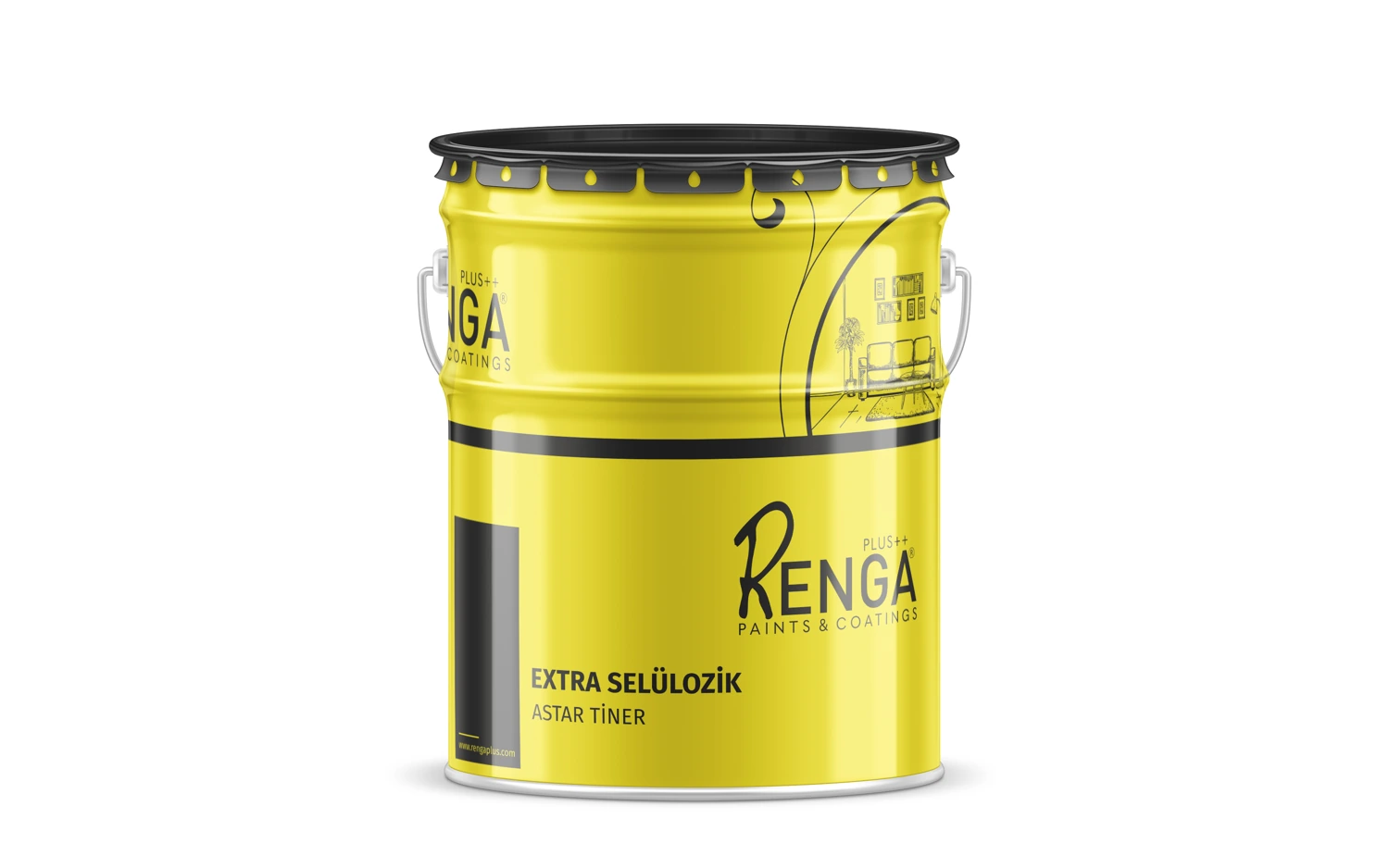 Extra Selülozik Tiner Astar ambalajı